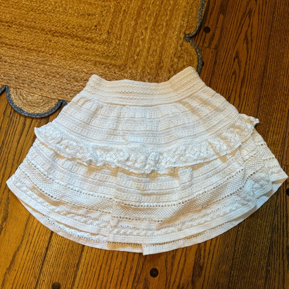 Aerie White Mini Skirt